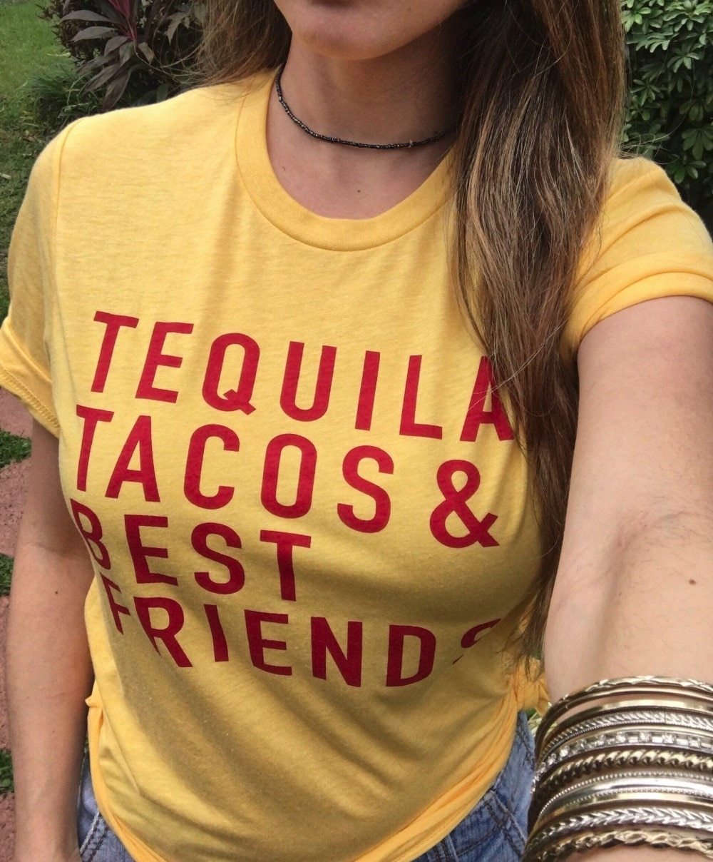 Tequila, Tacos, and Best Friends T-Shirt - MomTribe